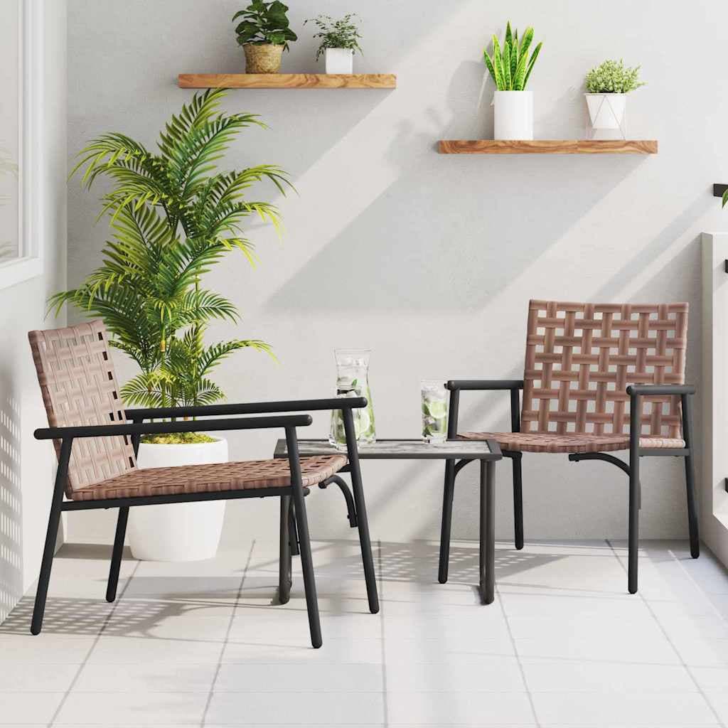 Silla de jardín set de 2 79 x 56 cm