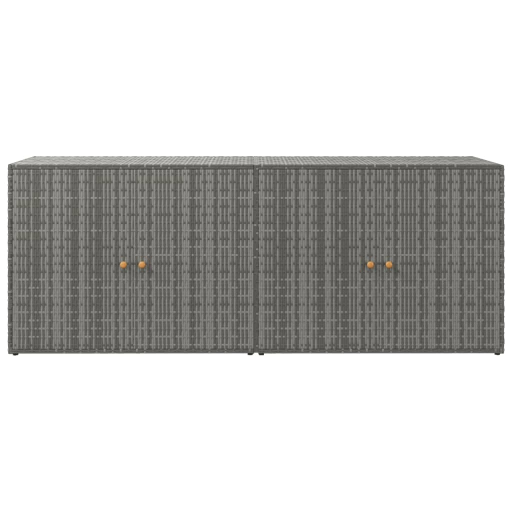 Gartenaufbewahrungsschrank 198x55 aus Polyrattan