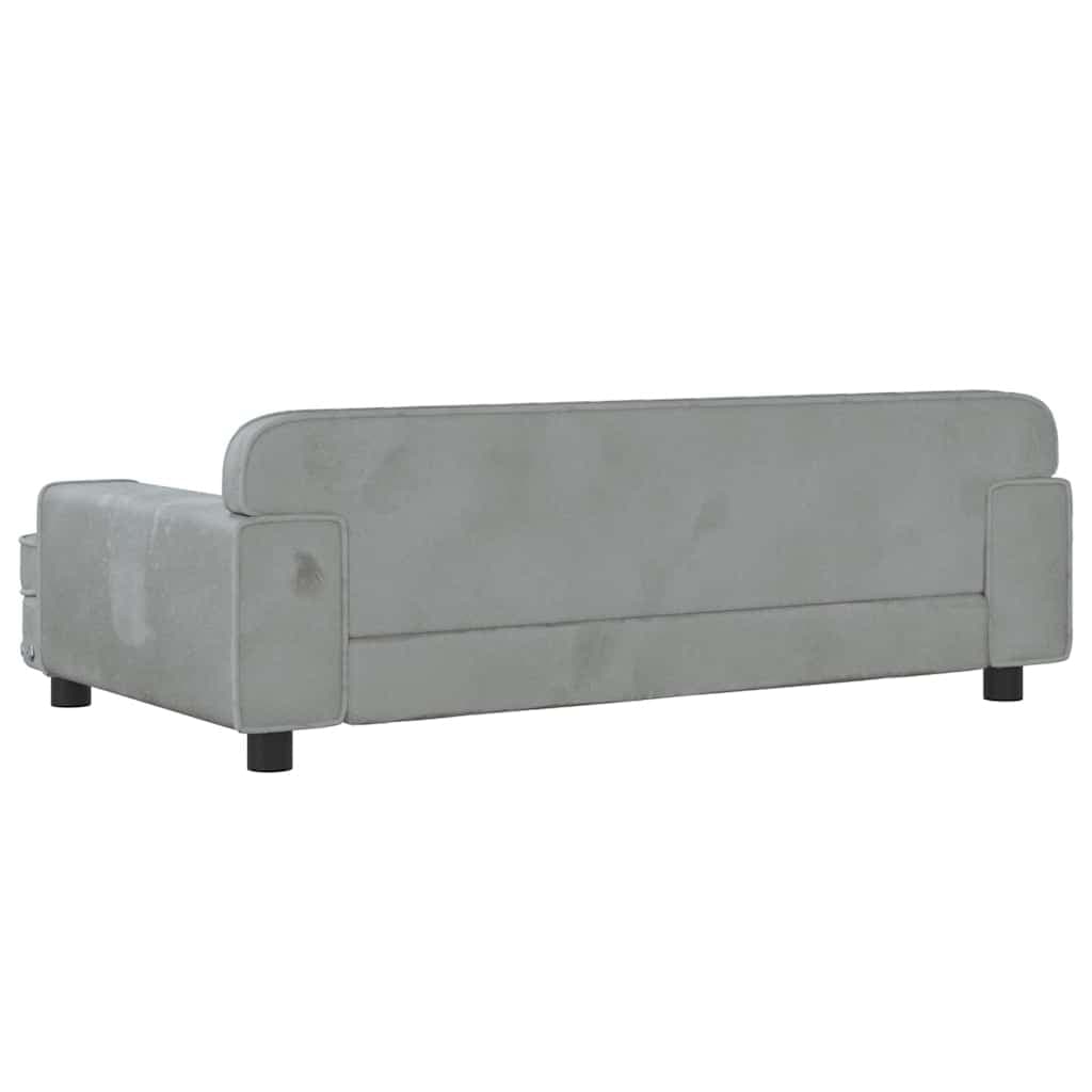 Hundebett 90 cm aus Samt