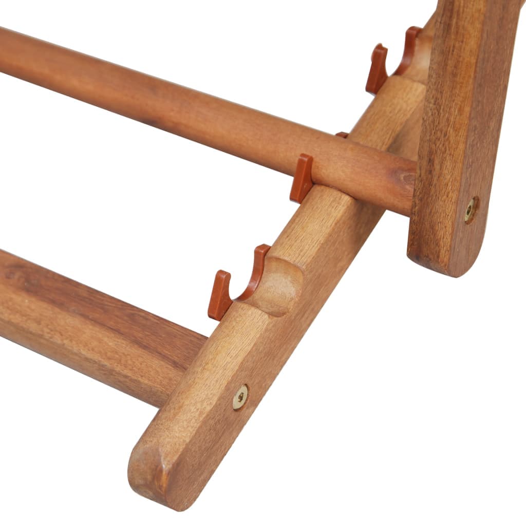 Silla de playa plegable madera maciza