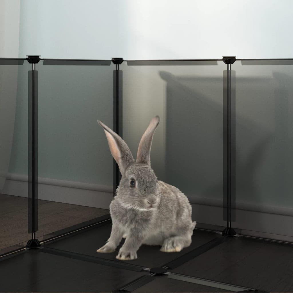 Kleintierkäfig 144x74x46,5 cm aus PP, geräumig & pflegeleicht