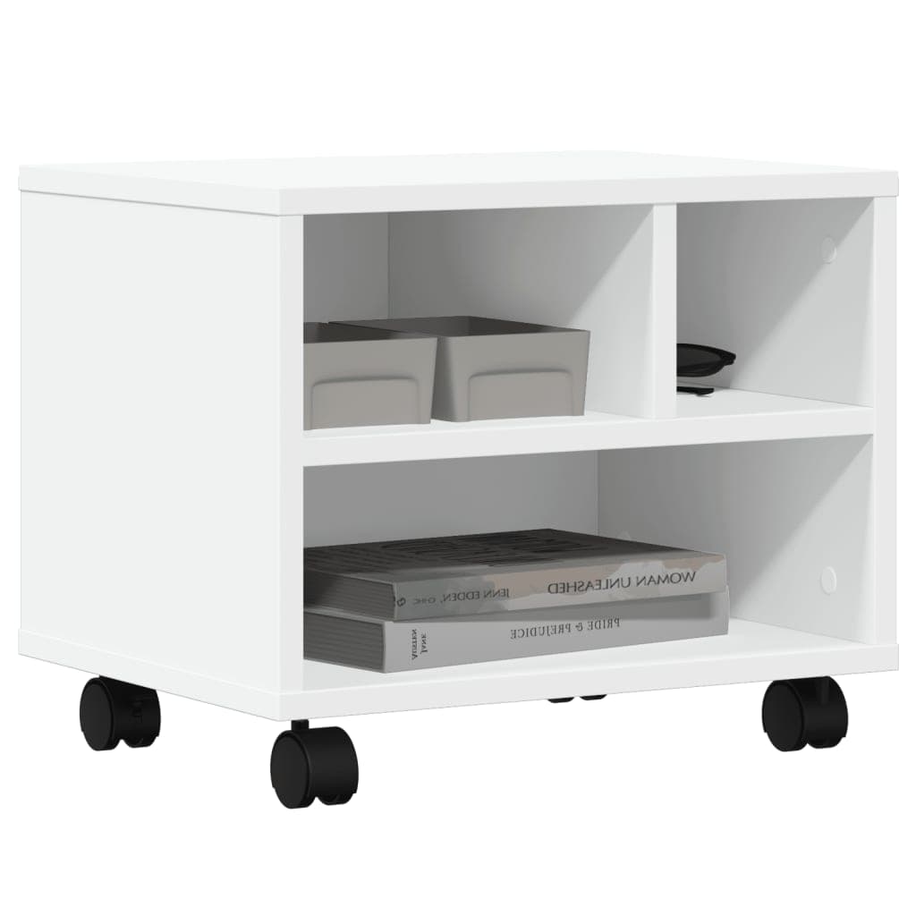 Chariot porte-imprimante sur roues 41x32x34,5 cm