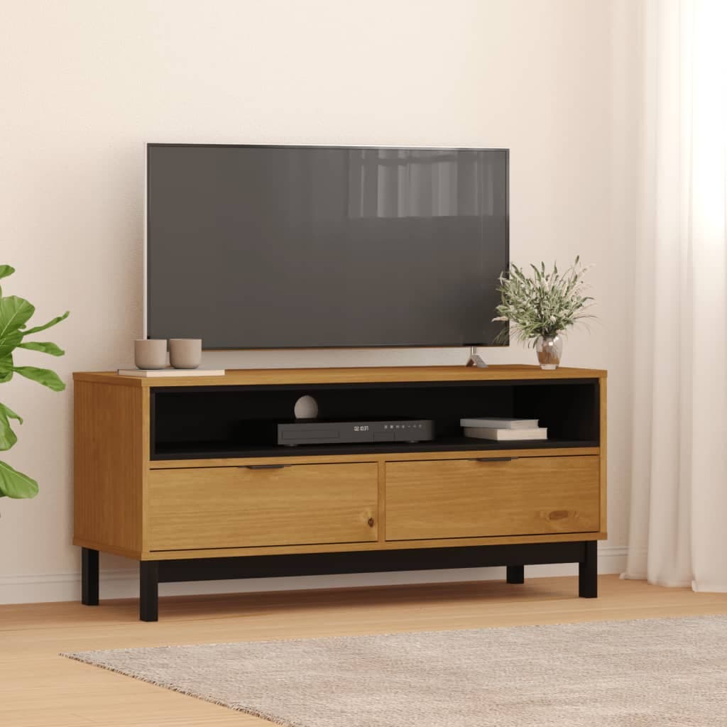 TV-Schrank FLAM Massivkiefer 110x40x50 cm