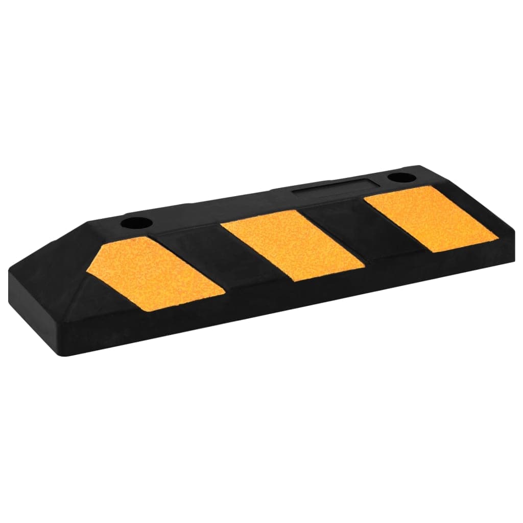 Reflektierende Parkplatzbegrenzer 2er 56x15x10 cm Gummi