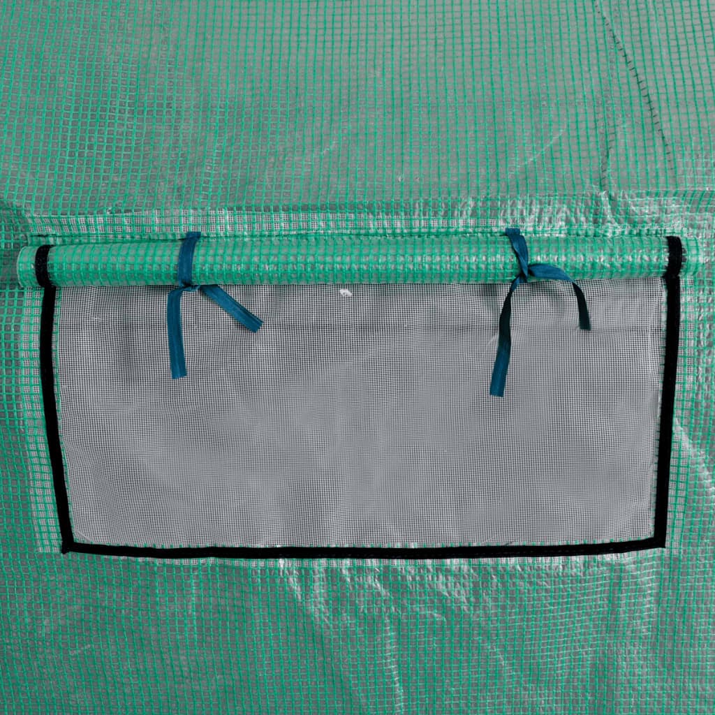 Bewegliches Gewächshaus mit Stahlrahmen, 18 m²