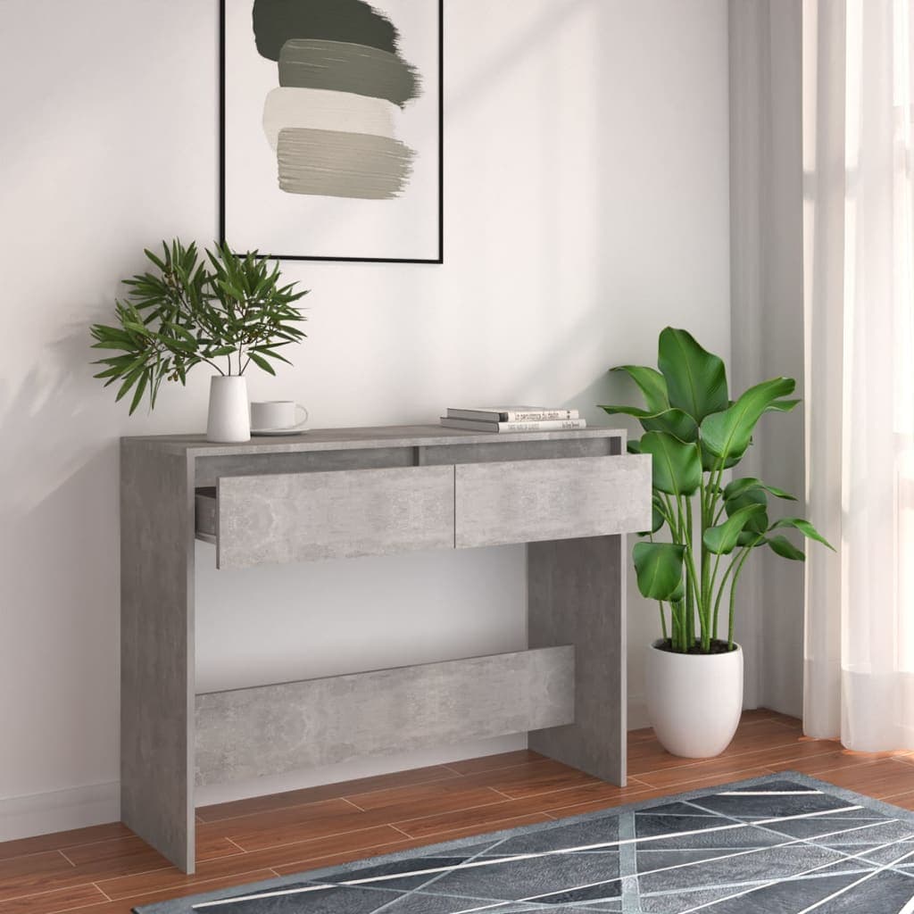 Konsolentisch Betonoptik Grau 100x35x76,5 cm