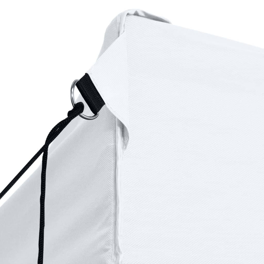 Gazebo pieghevole con 3 pareti laterali, 291x413x315 cm, bianco