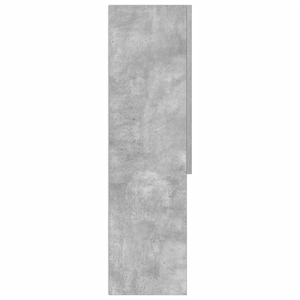 Waschmaschinen-Schrank betongrau 70,5x25,5x90 cm