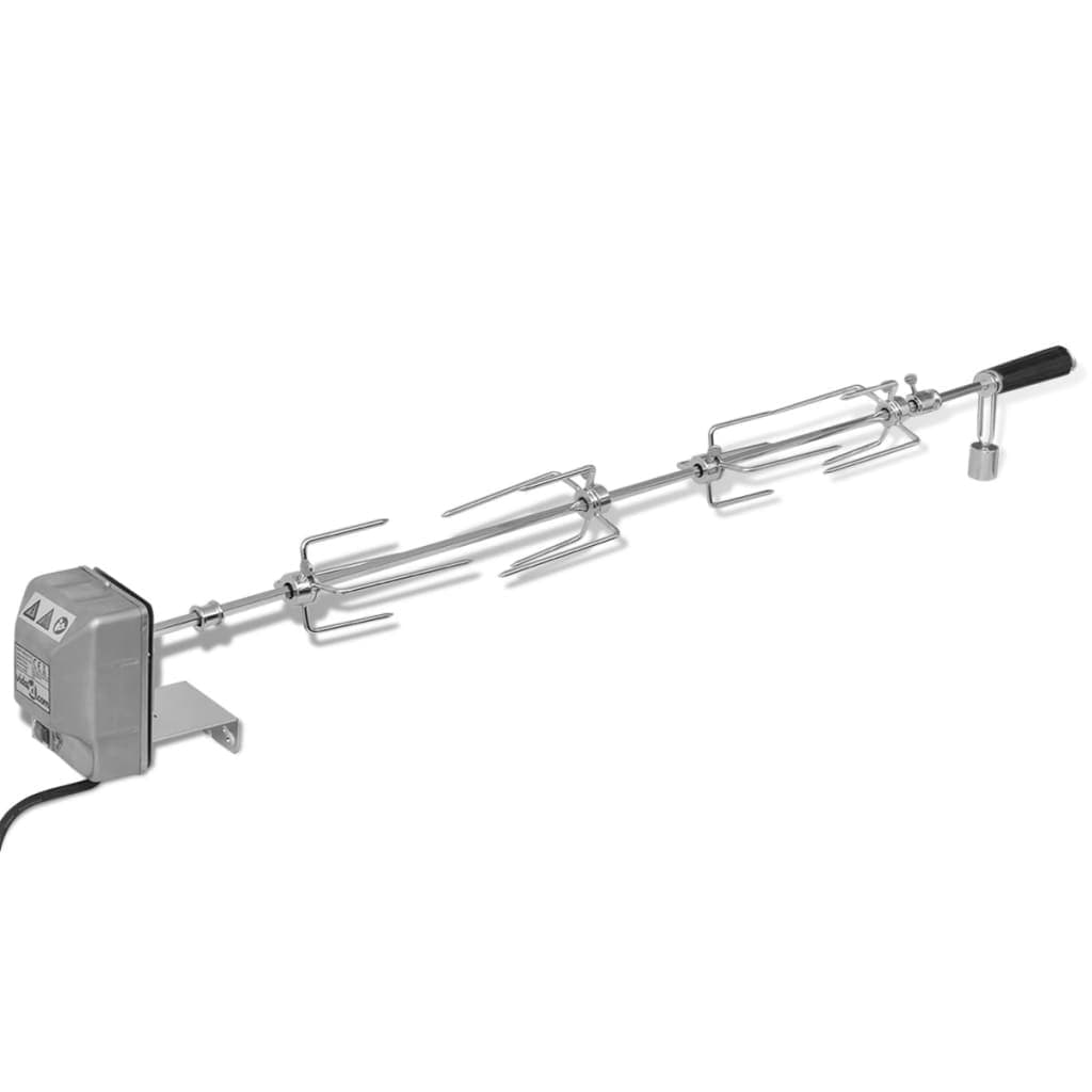 Grillspieß mit Motor aus Stahl, 1000 mm