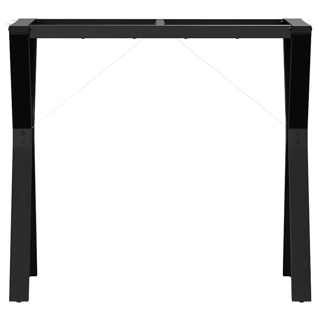 Y-förmiges Tischgestell Stahl 80x40x73 cm