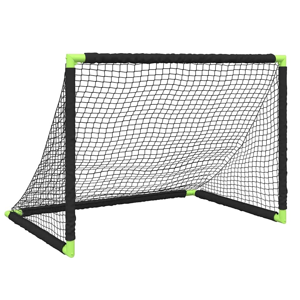 Filet de football pliable pour enfants, noir, 90x64x64 cm
