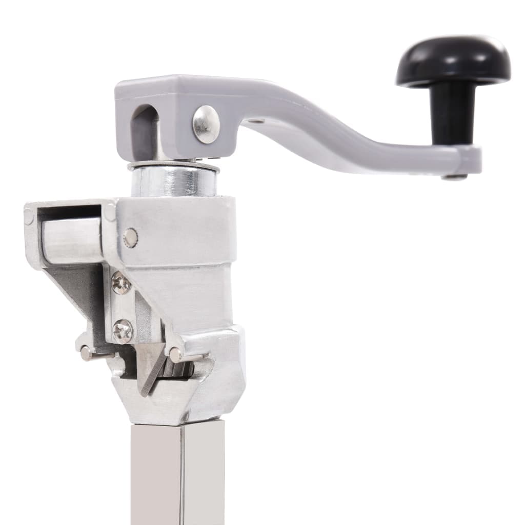 Can opener in aluminium and stainless steel, 70 cm
