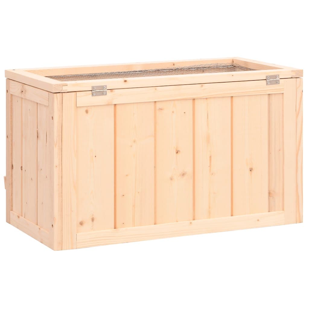Hamsterkäfig Massivholz Tanne 60x30x35 cm