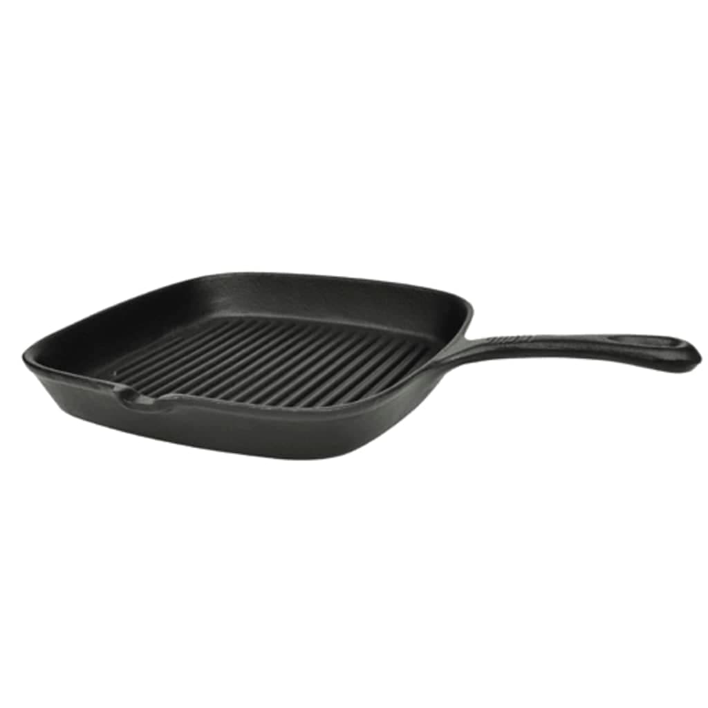 Poêle grill en fonte 24 x 23 cm