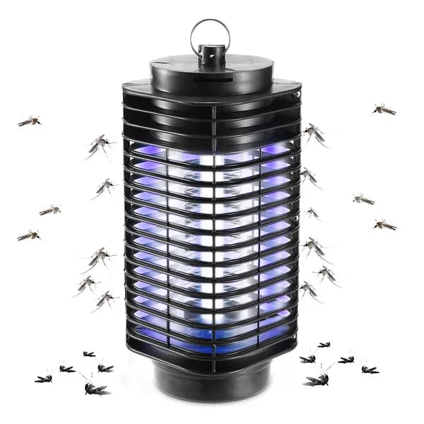 Zappatore elettrico per insetti Luce UV Volante Uccisore di insetti Lampade per insetti Peste Zanzara Trappola per mosche
