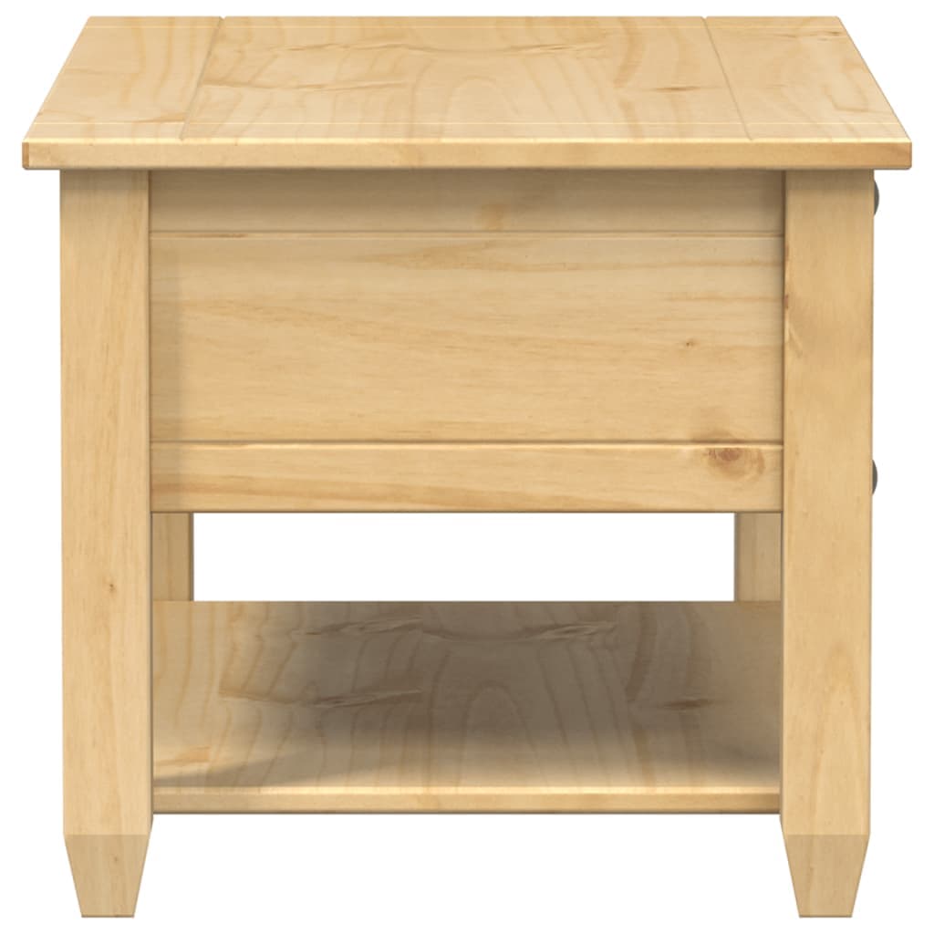 Couchtisch Corona mit Schubladen aus Massivkiefer, 85x50x45 cm