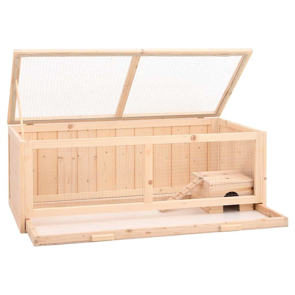 Hamsterkäfig Massivholz Tanne 104x52x38 cm