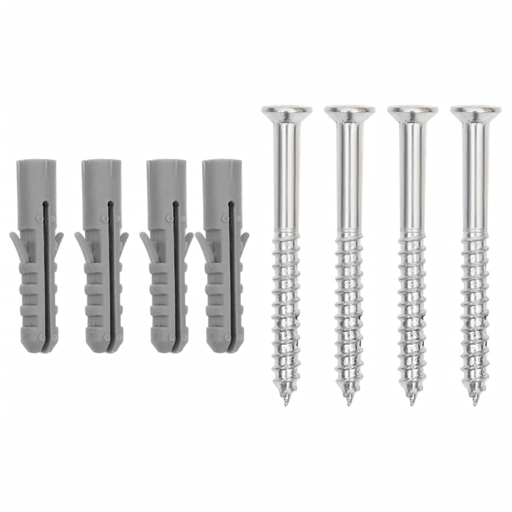 Soporte pared bicicletas 2 piezas acero galvanizado