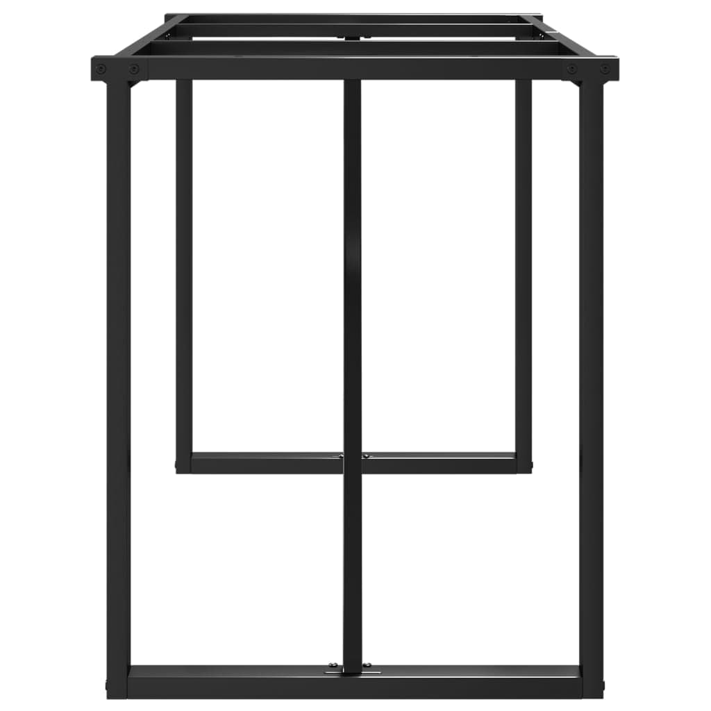 Esszimmertisch O-Form Gestell 140x60x73 cm Stahl