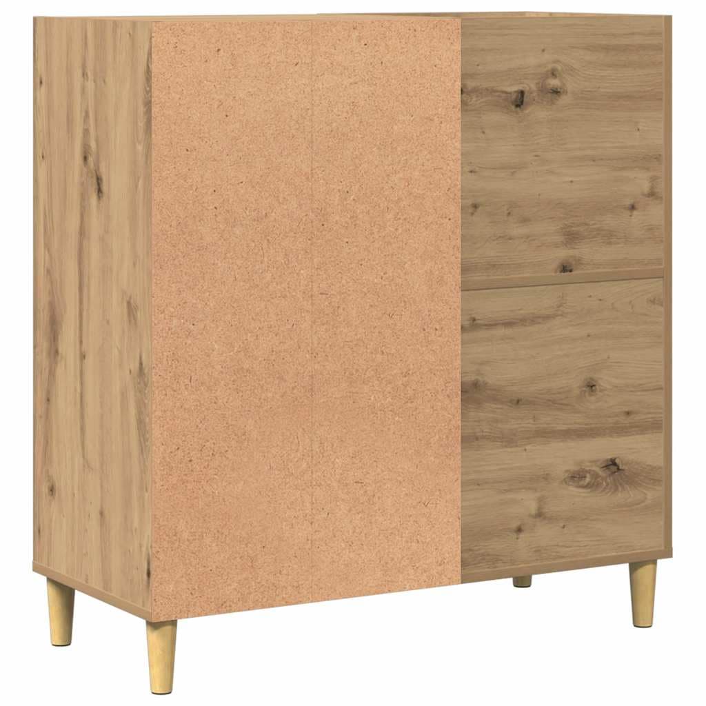 Scaffale per vinili Artisan rovere in materiale legnoso