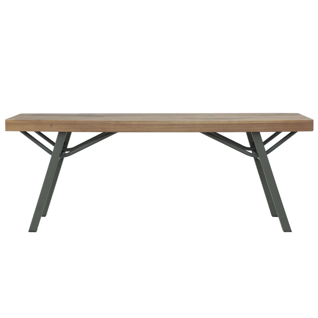 Gartenbank 120 cm massives Akazienholz