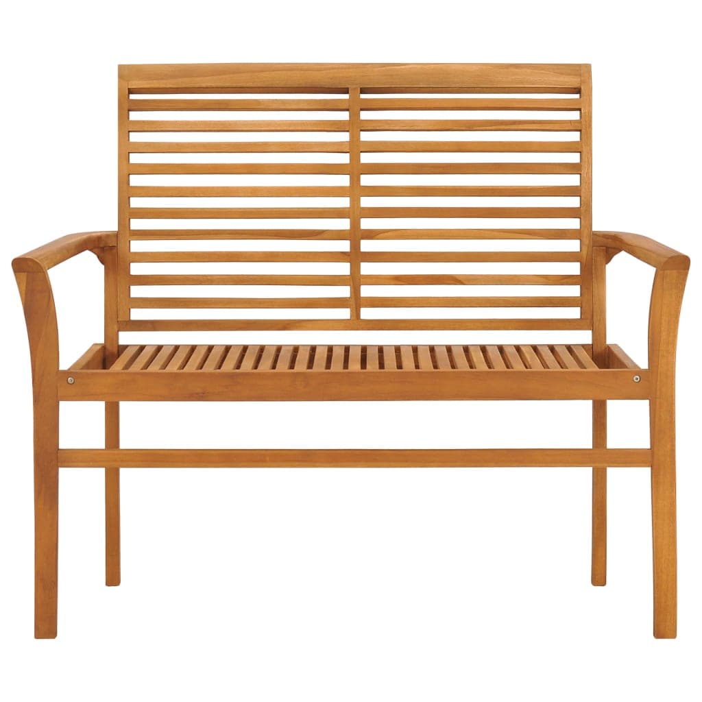 Panchina da giardino 112 cm in teak massello