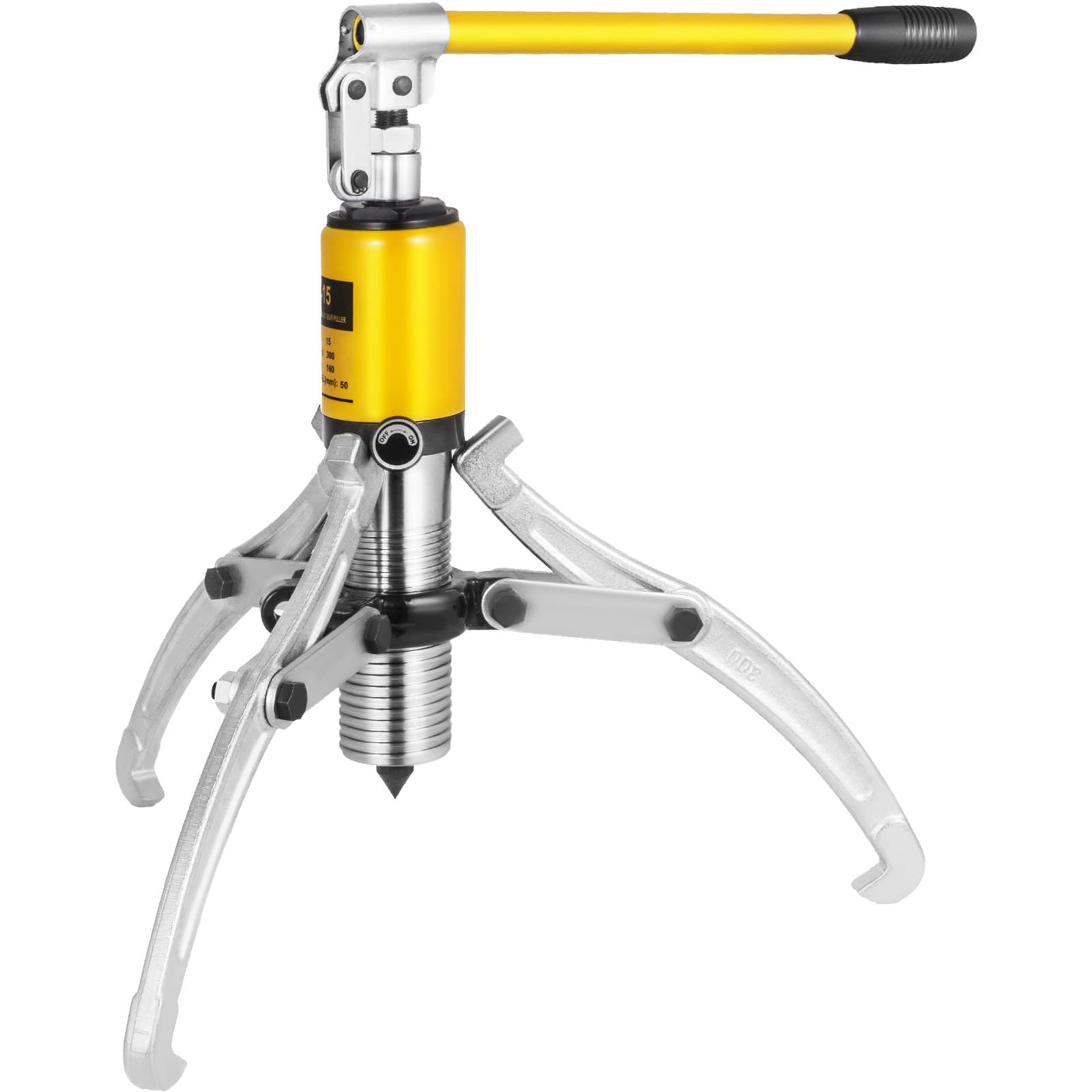 Extractor hidráulico de 3 garras 15 t, alcance 180 mm