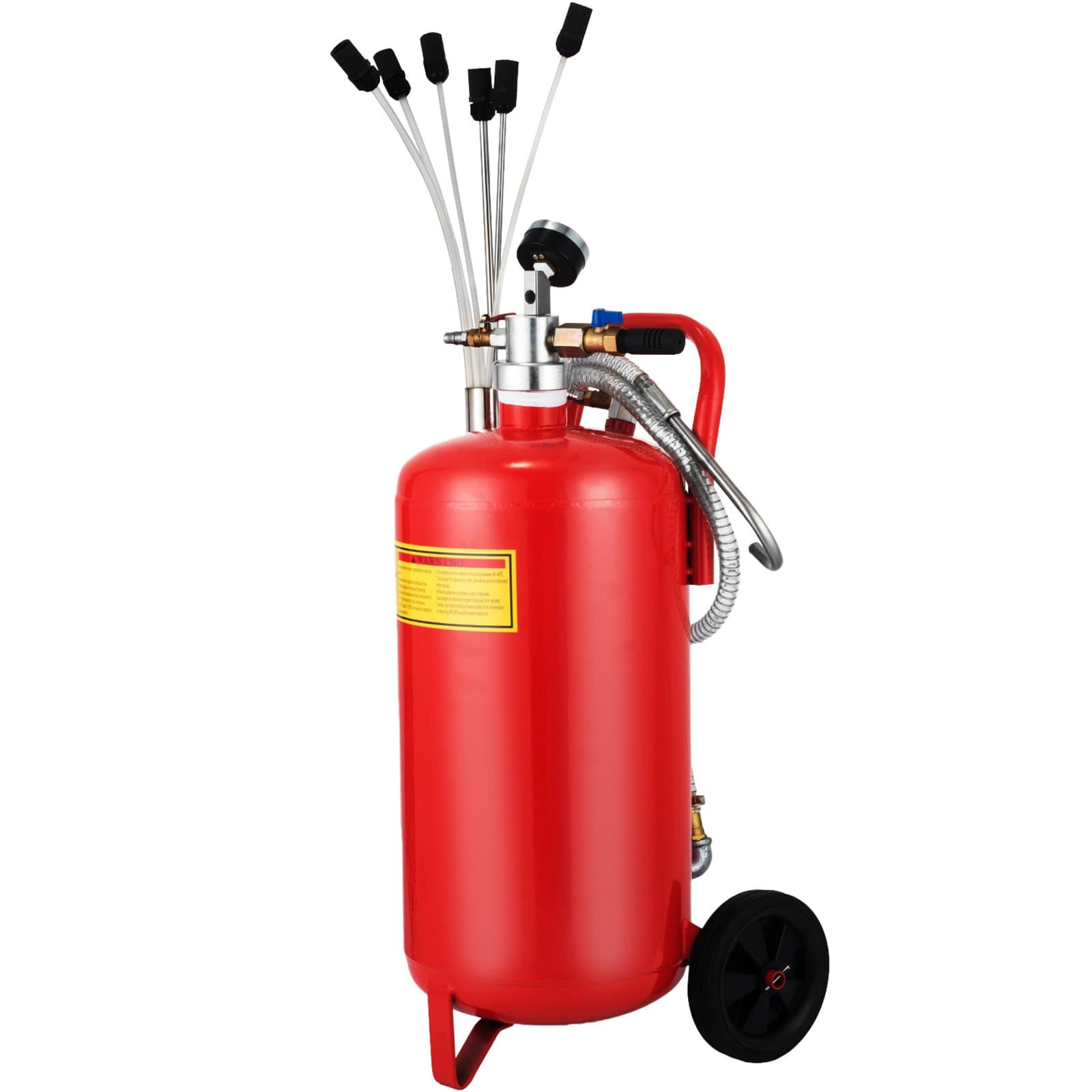 22,7 litros de aspirador de aceite 8-10 bares aspirador de aceite neumático neumático 12,5 kg extractor de aceite cambio de aceite