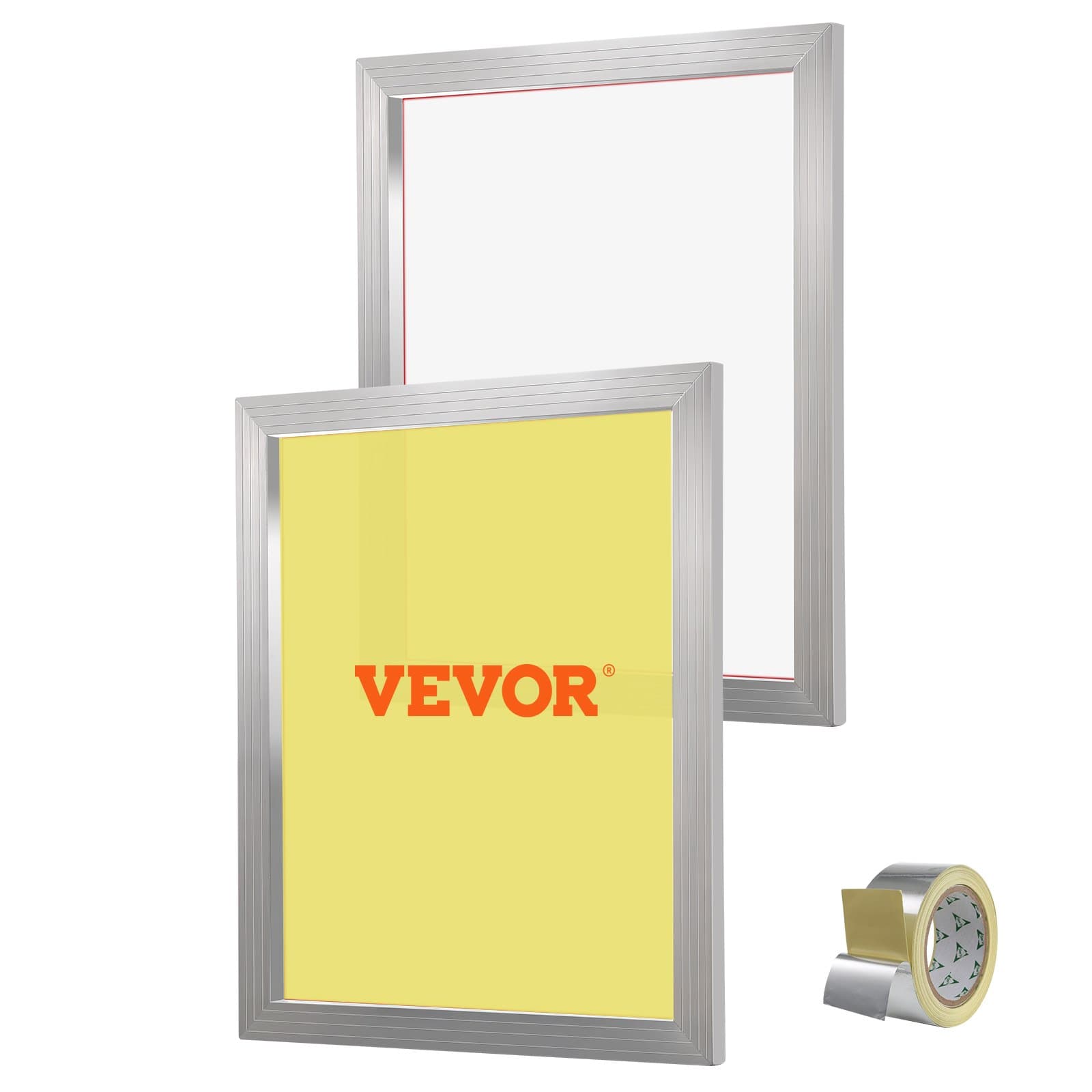 Kit de sérigraphie, 2 cadres aluminium, 50,8 x 61 cm, maille 230