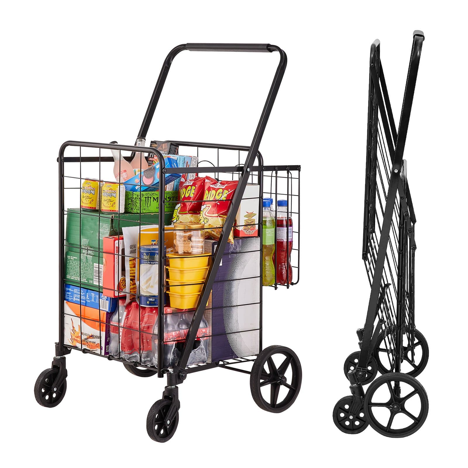 Klappbarer Einkaufstrolley bis 50 kg, multifunktional
