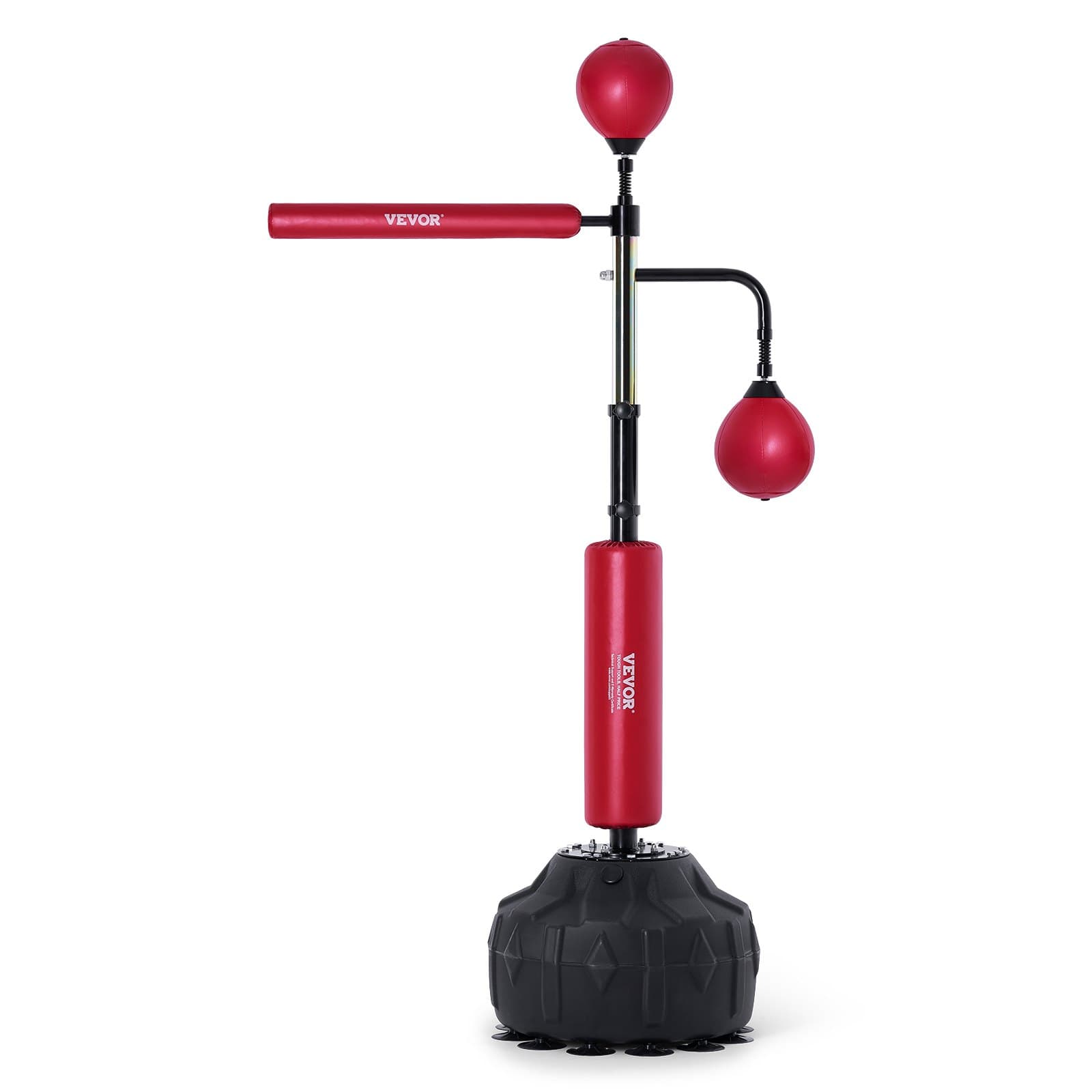 Box-Speed-Trainer mit Ständer, freistehendes Boxsack-Set, rot