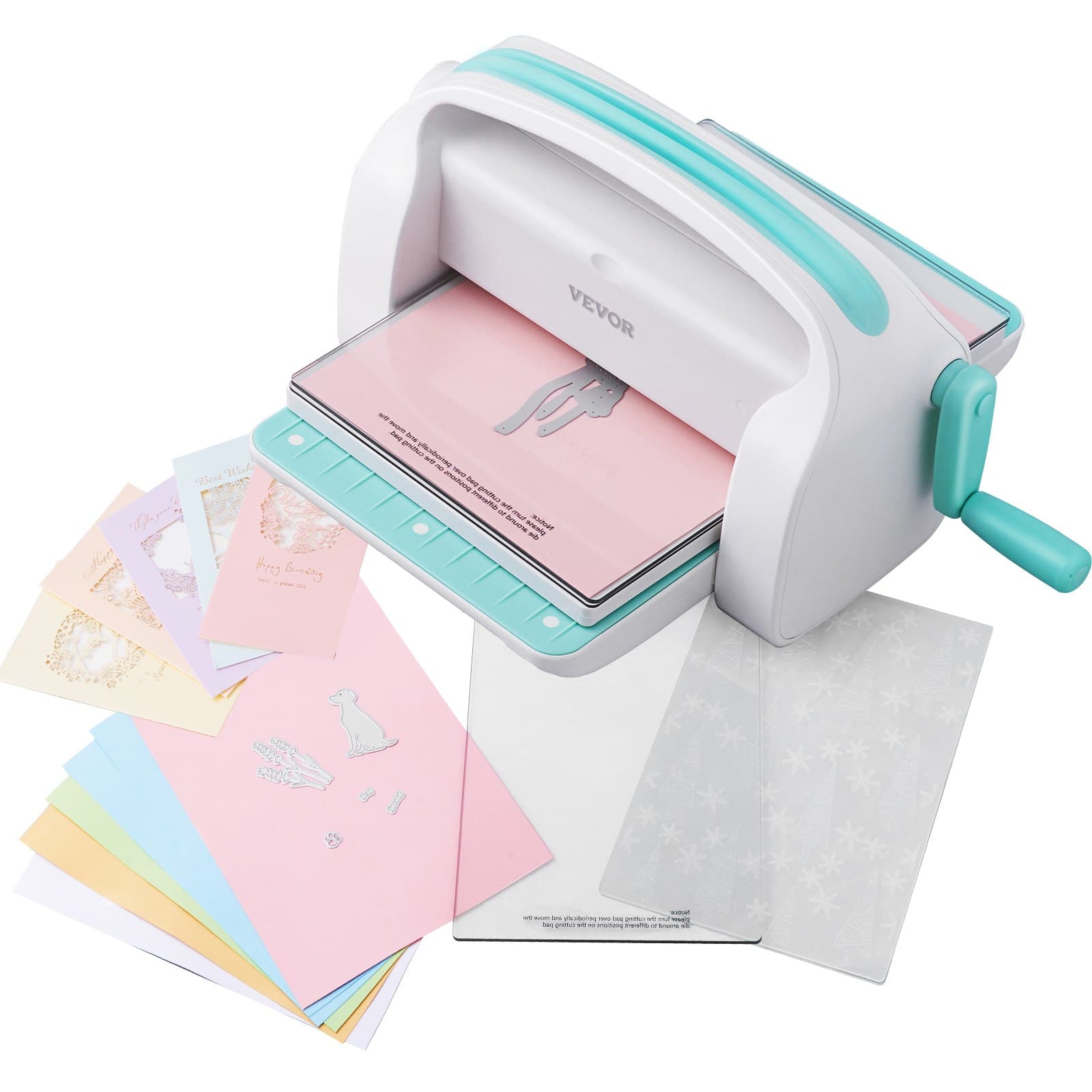 Stanz- Und Prägemaschine Scrapbooking Prägemaschine 226 Mm Öffnungsgröße, My Life Handmade Starter Set, Manuelle Prägema