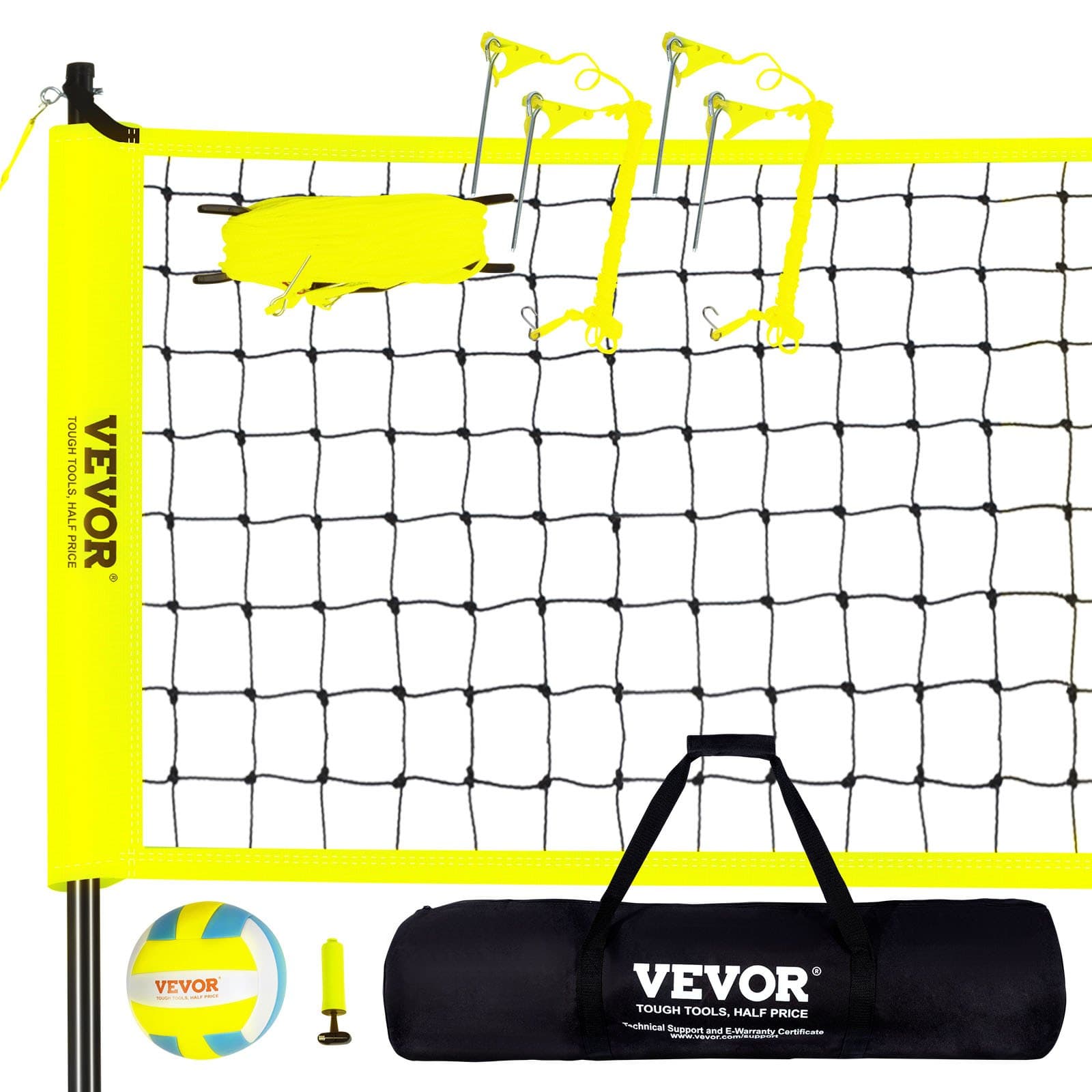 Höhenverstellbares Volleyballnetz-Set für Outdoor