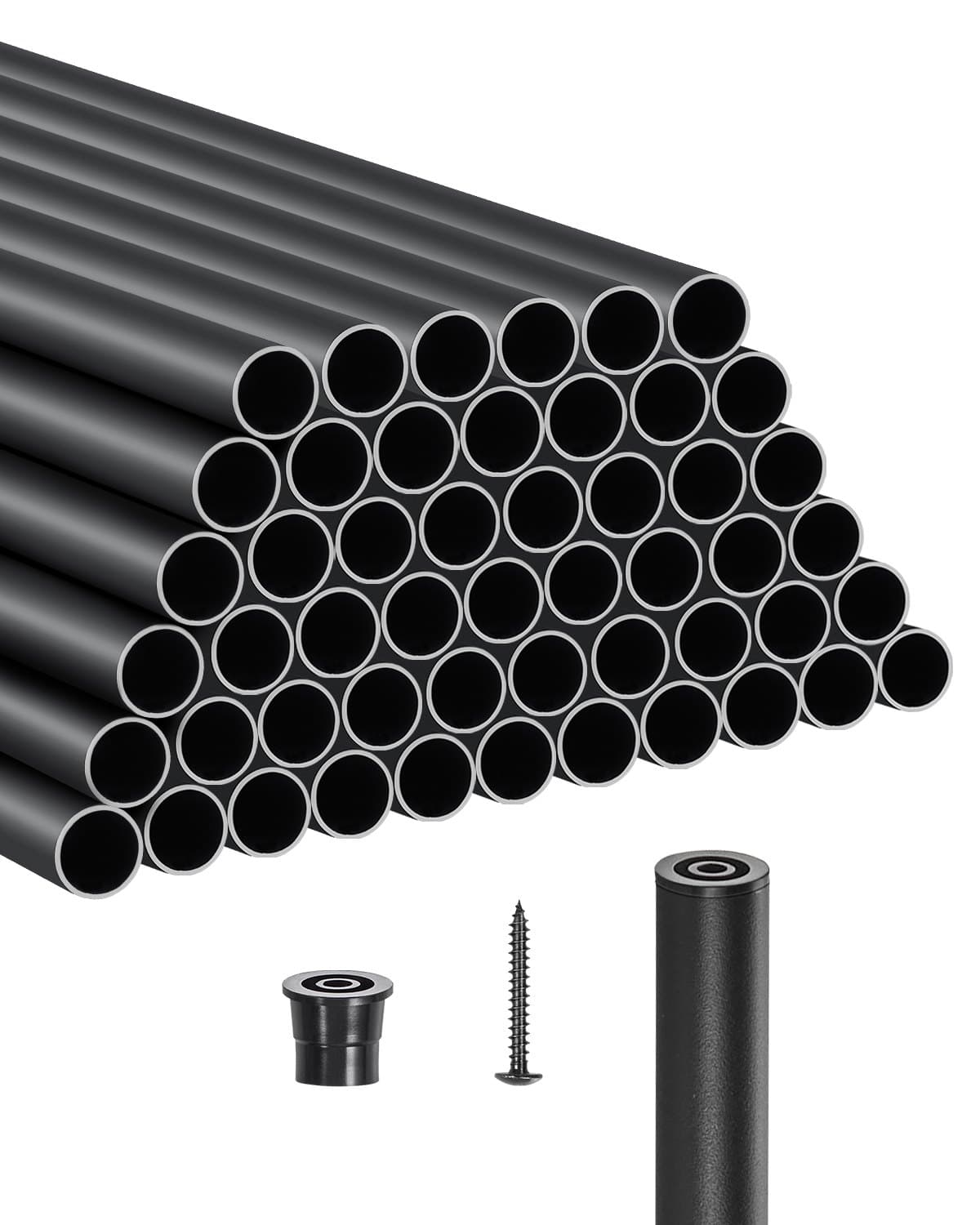 Aluminium Zierstab-Set 51-teilig für Treppengeländer