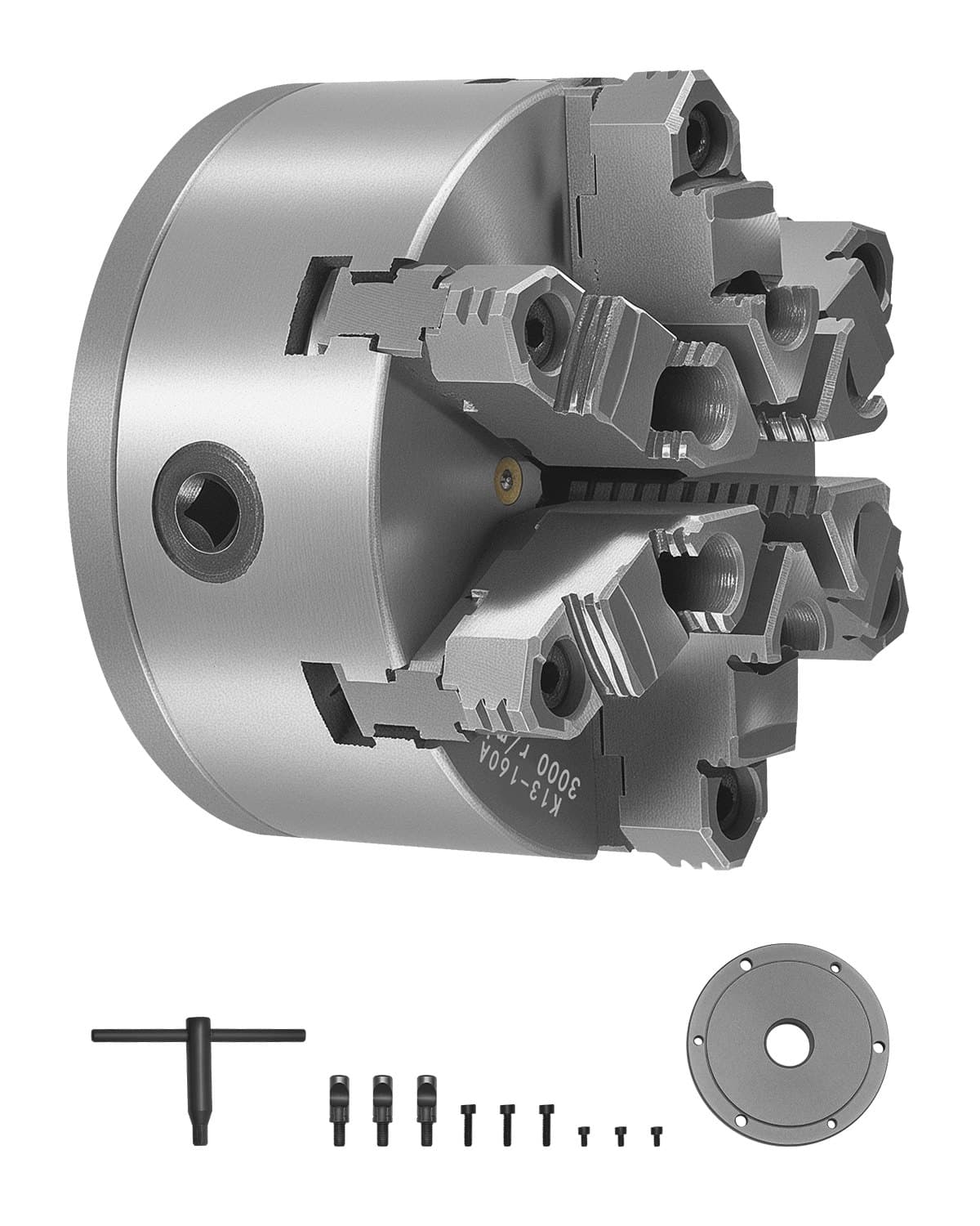 6-Backen-Drehfutter 160 mm mit D1-4 Cam-Lock