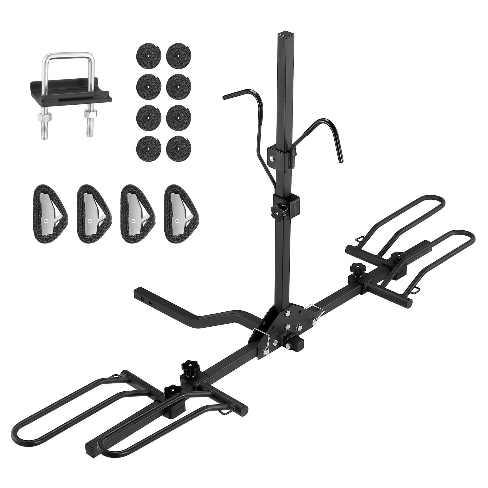 Portabicicletas plegable para enganche, 2 bicicletas