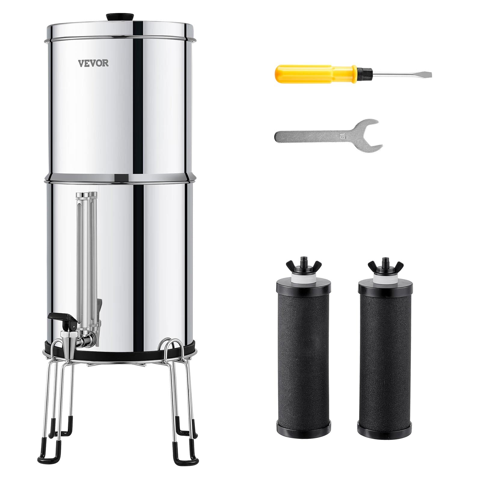 Gravity Water Filter Stainless Steel 7 & 8.5 L
