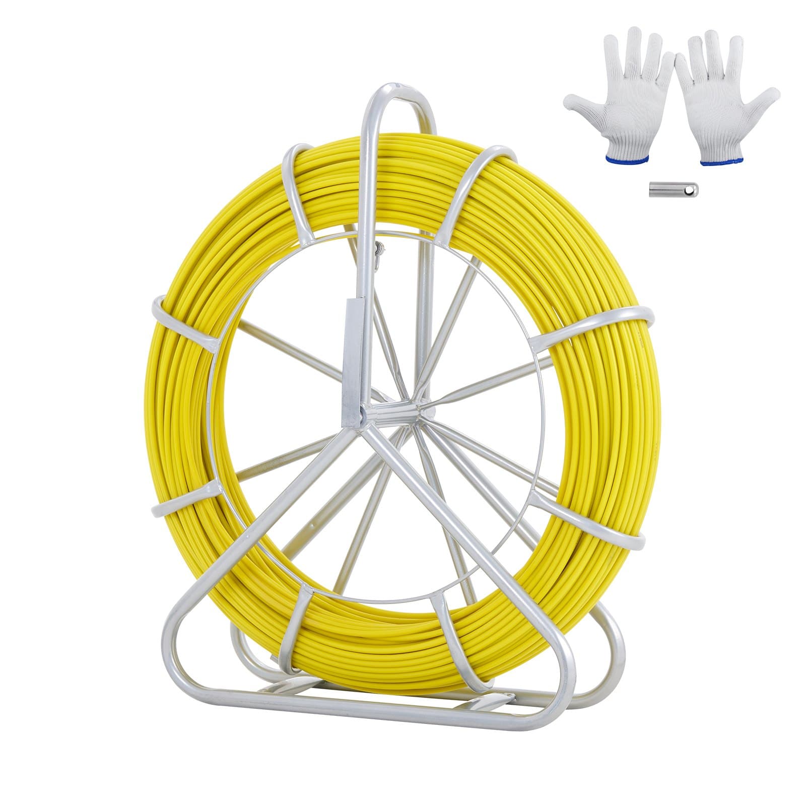 Glasfaser Einziehspirale 200 m mit 6,35 mm Kabelkanal