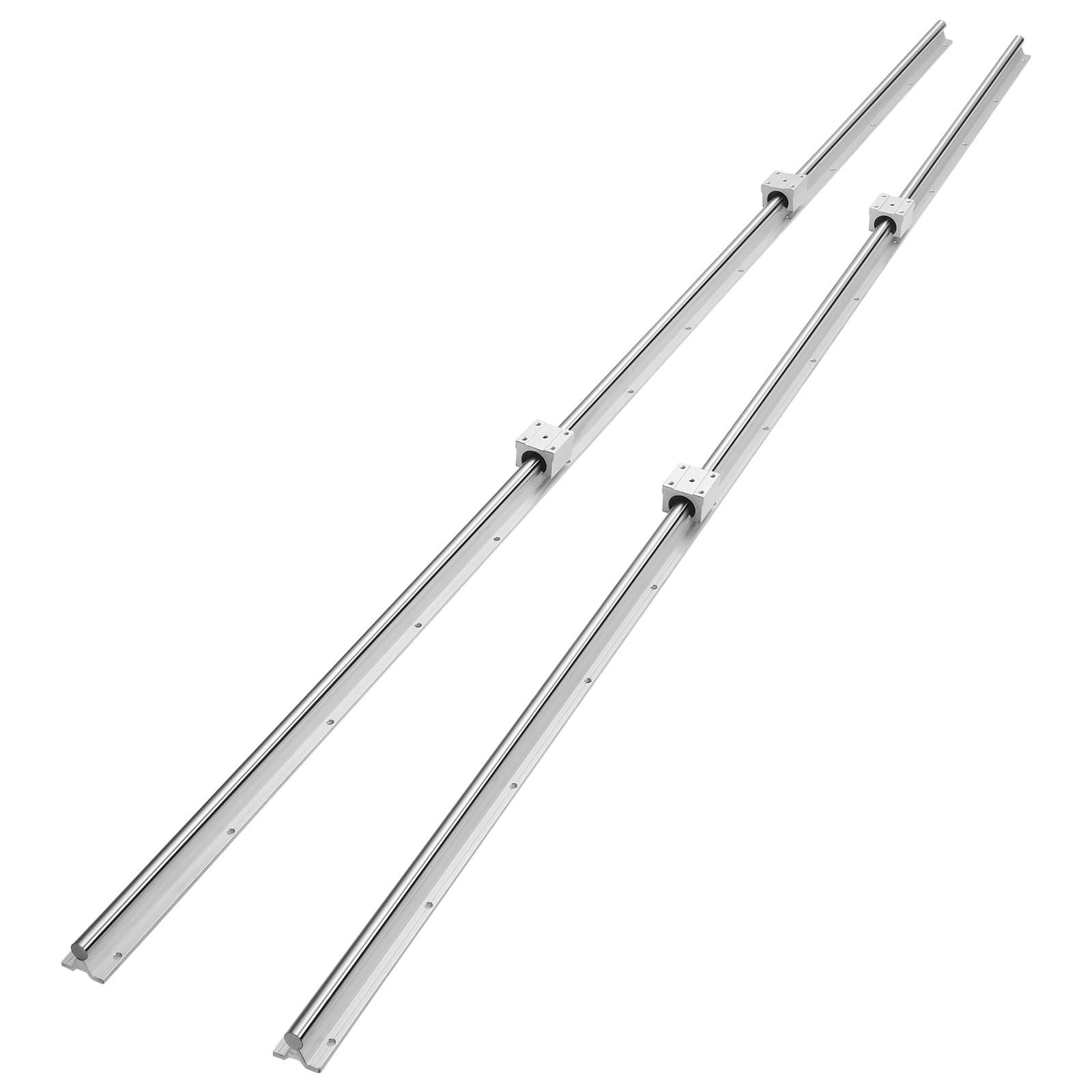SBR16 Linearführungsschienen-Set, 200 cm, 2 Schienen und 4 Gleitblöcke