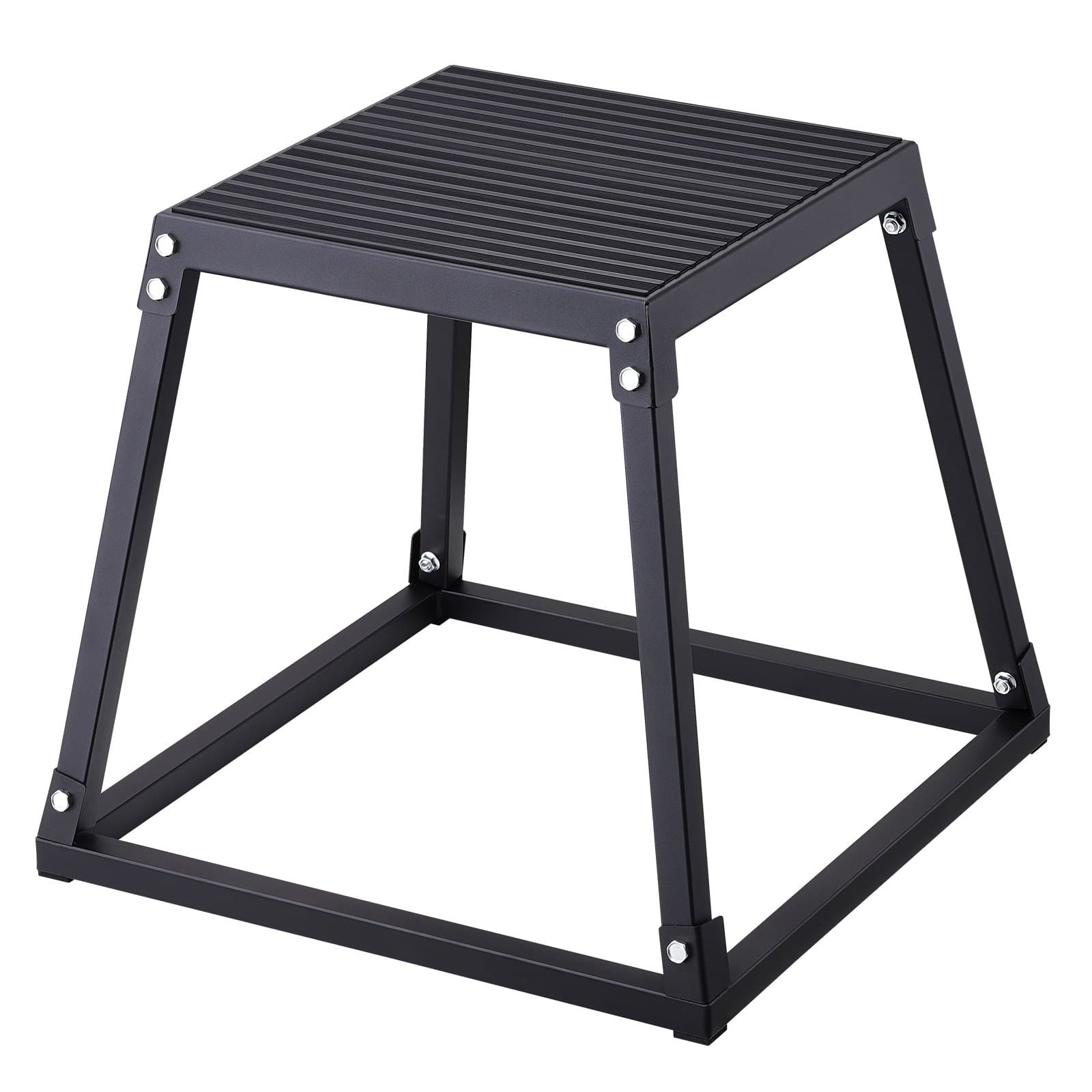 Plyometrische Sprungbox 458 mm, schwarz, rutschfest