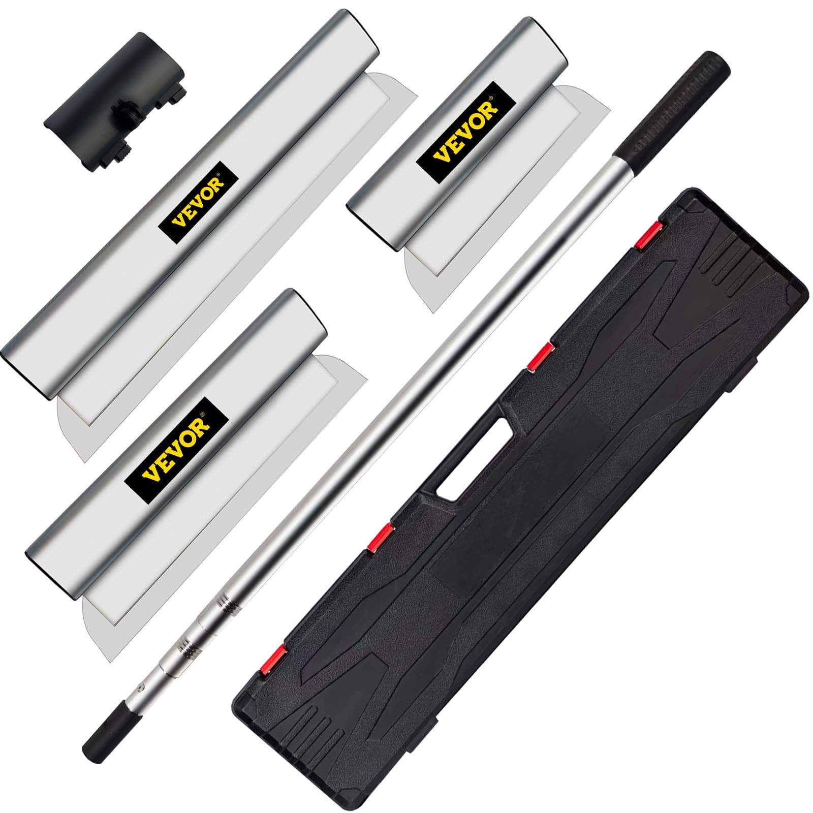 Set de couteaux à enduire larges en acier inoxydable 25/60/80 cm