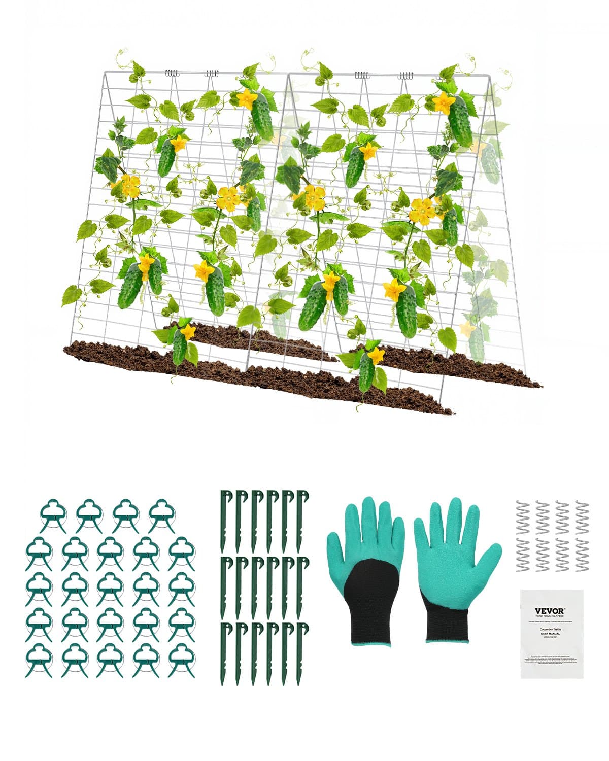 Set de espaldera plegable, 90 x 140 cm, con pinzas