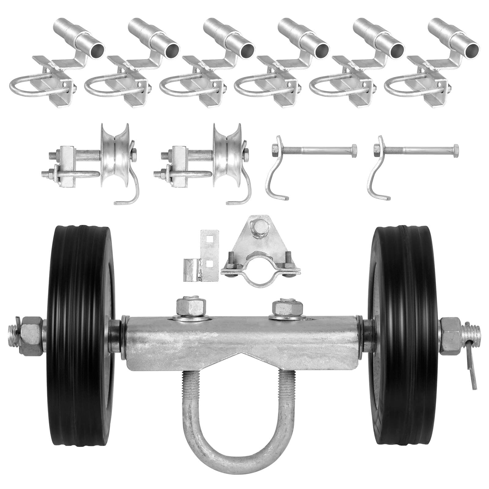 Schiebetor-Set Typ C mit 146-mm-Rollen, 272 kg