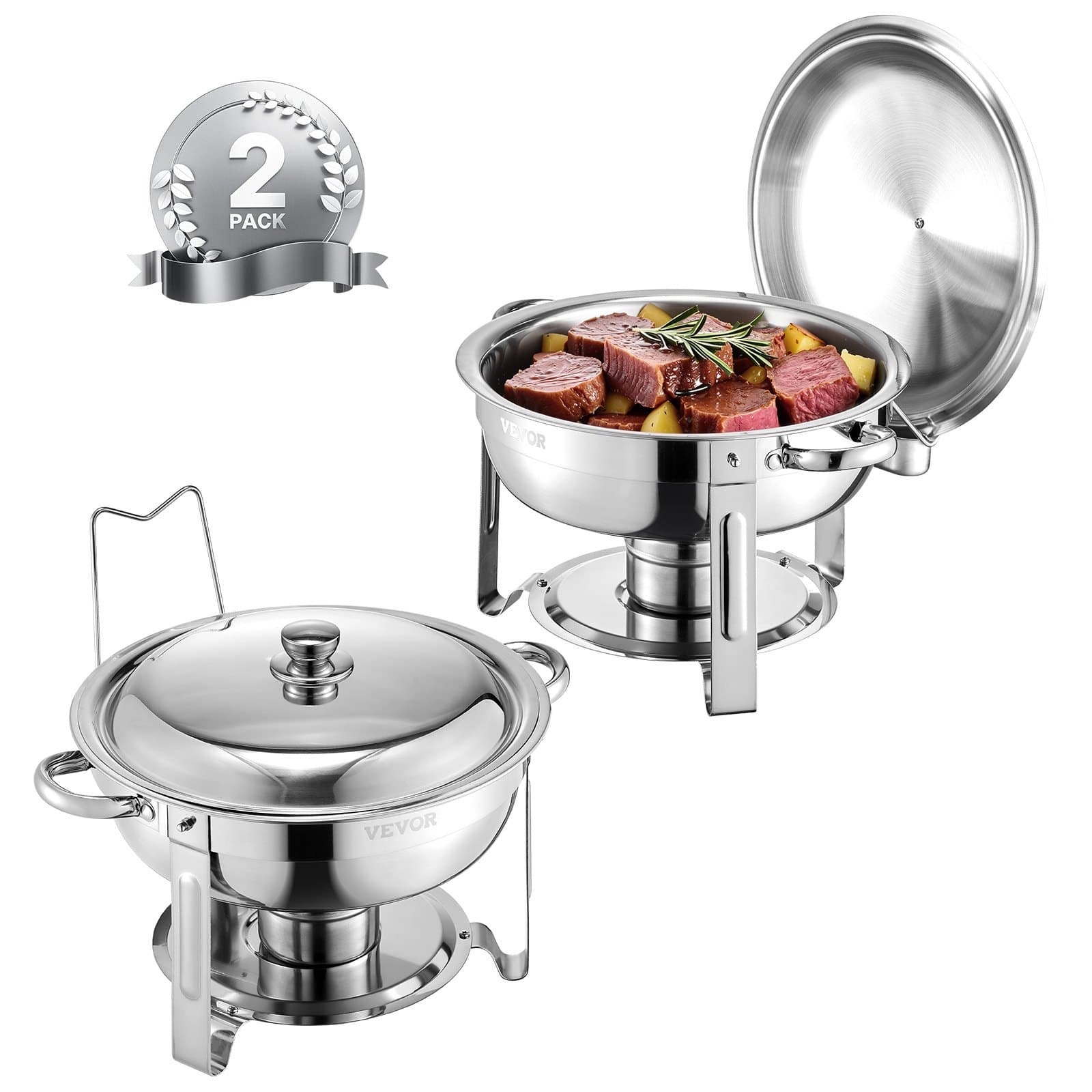 Chafing Dish chauffe-plat buffet avec deux bacs