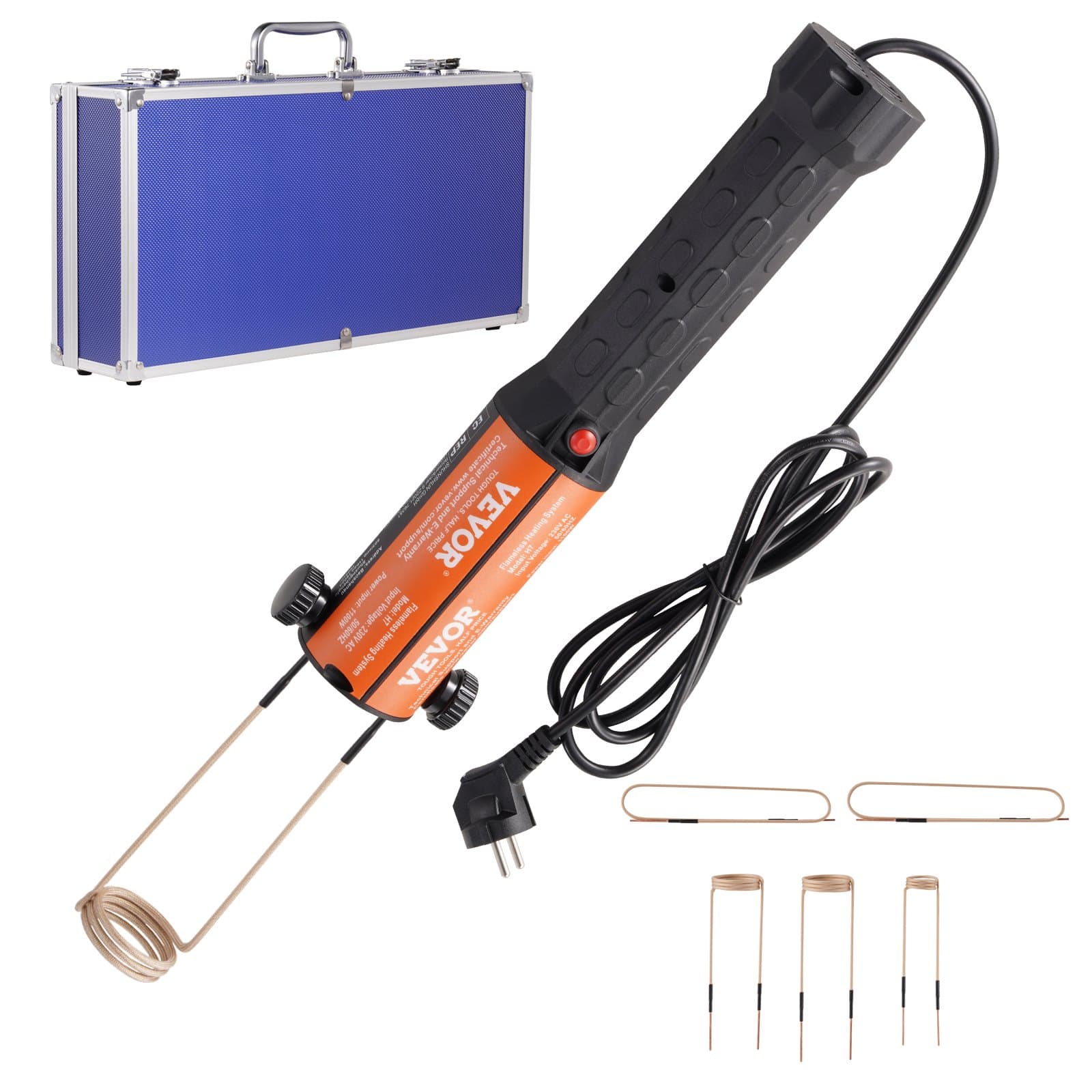 Kit de calentamiento por inducción magnética, 1 kW, con 8 bobinas