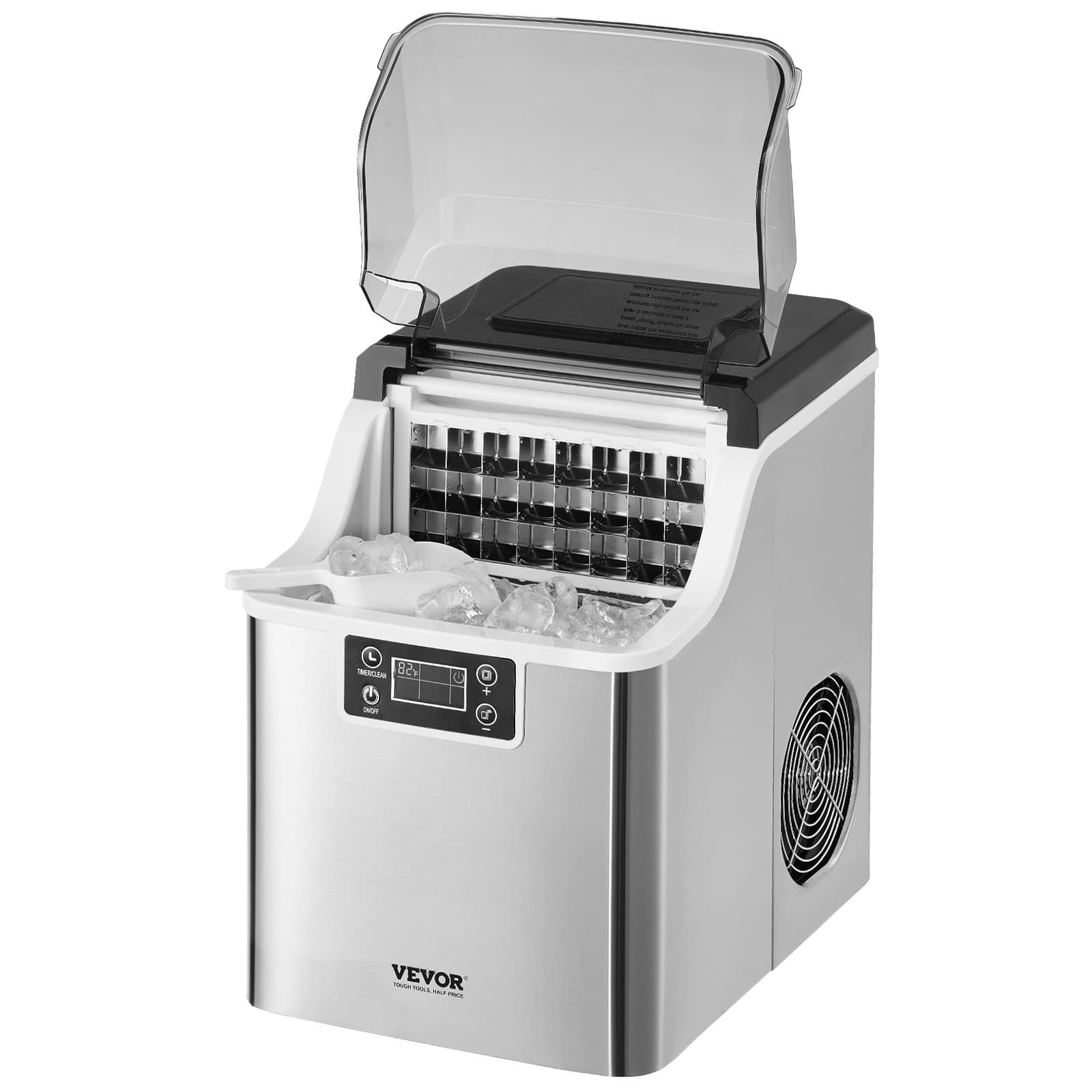 Portable Ice Maker with Scoop and Basket
