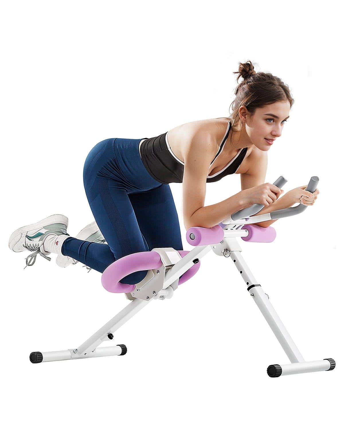 Klappbarer verstellbarer Bauchtrainer fürs Krafttraining