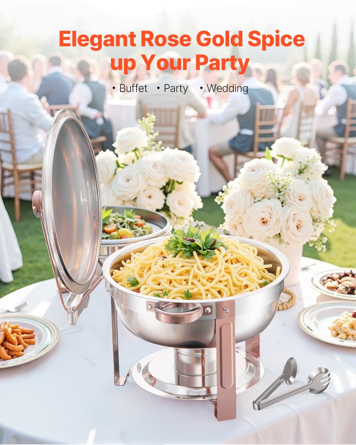 Chafing Dish Buffet Warmer with 4 Pans