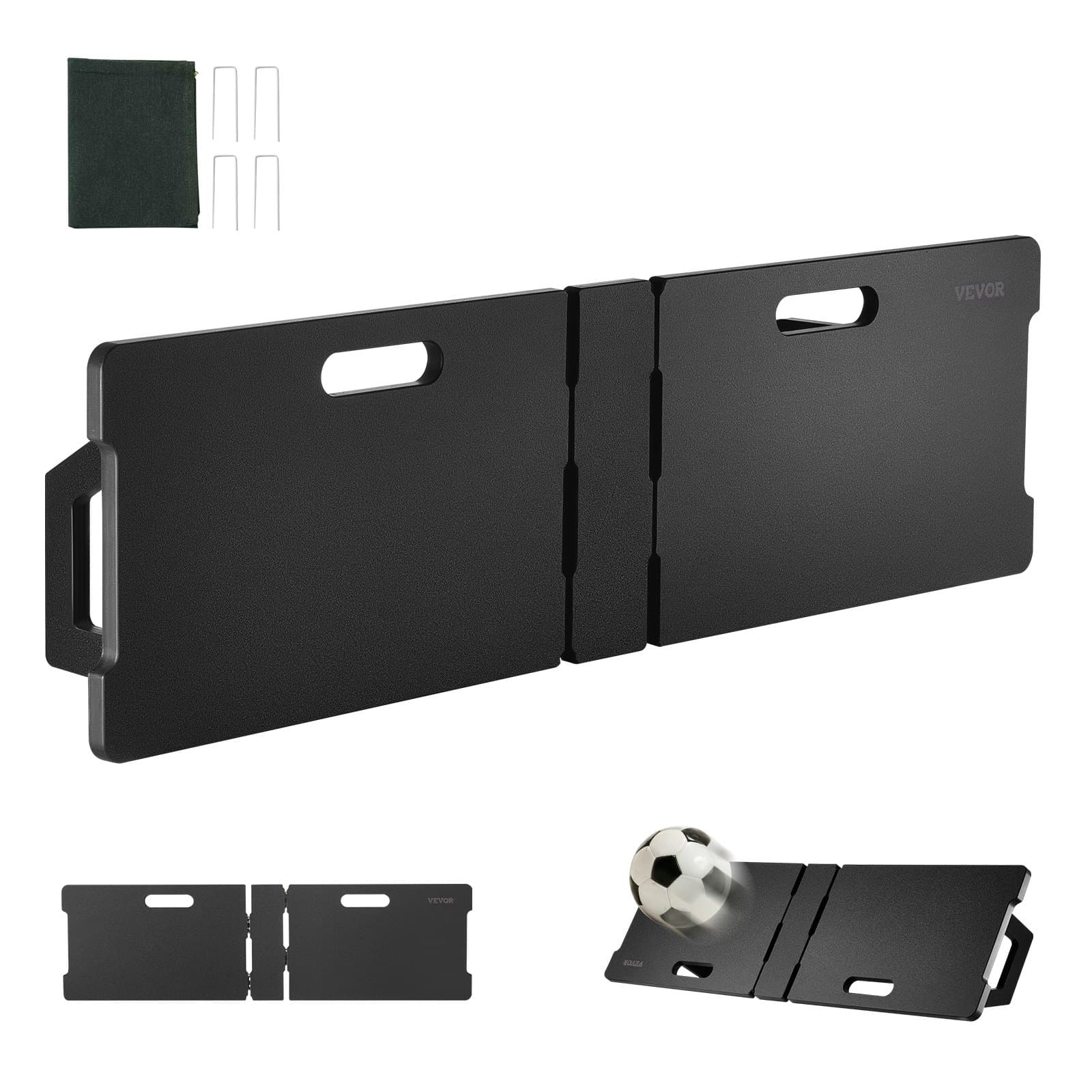 Faltbares Fußball Rebound Board 115 x 330 cm