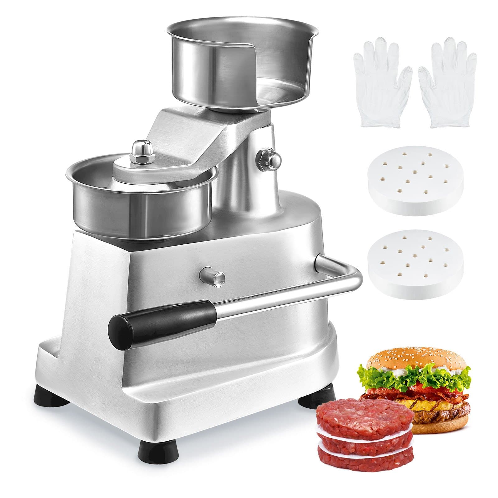 Stainless Steel Burger Patty Press 10 cm